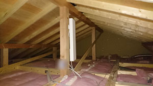 福岡市の南区柏原でアンテナ取り付け