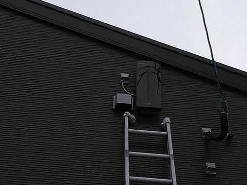 デザインアンテナ取り付け