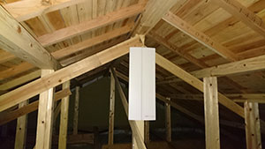 糸島の前原中央でデザインアンテナ取り付け