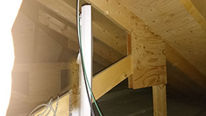 福岡の南区桧原で地デジアンテナ取り付け工事