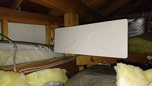 糸島の美咲が丘でアンテナ工事