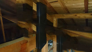 糸島市の神在で地デジアンテナ取り付け工事