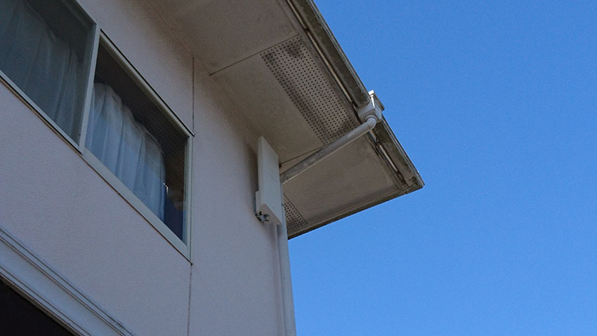 糸島の師吉でアンテナ工事