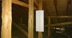 糸島の志摩師吉でアンテナ工事