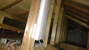 福岡市の西区今宿でアンテナ工事