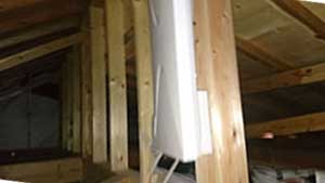 福岡の西区今宿でデザインアンテナ取り付け工事