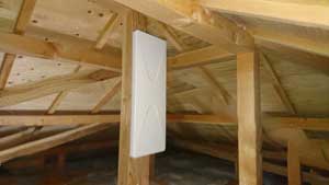 福岡市の西区の泉で地デジアンテナ取り付け工事