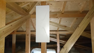 福岡の七隈でデザインアンテナ取り付け