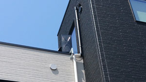 糸島の二条深江でデザインアンテナ取り付け