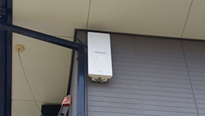 福岡西区の野方でアンテナ工事