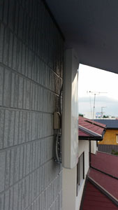 デザインアンテナ取り付け