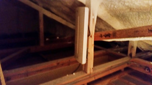 福岡の早良区小田部でデザインアンテナ取り付け