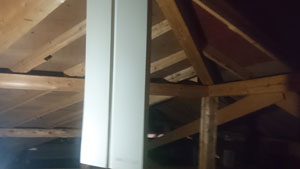 糸島の曽根でアンテナ工事