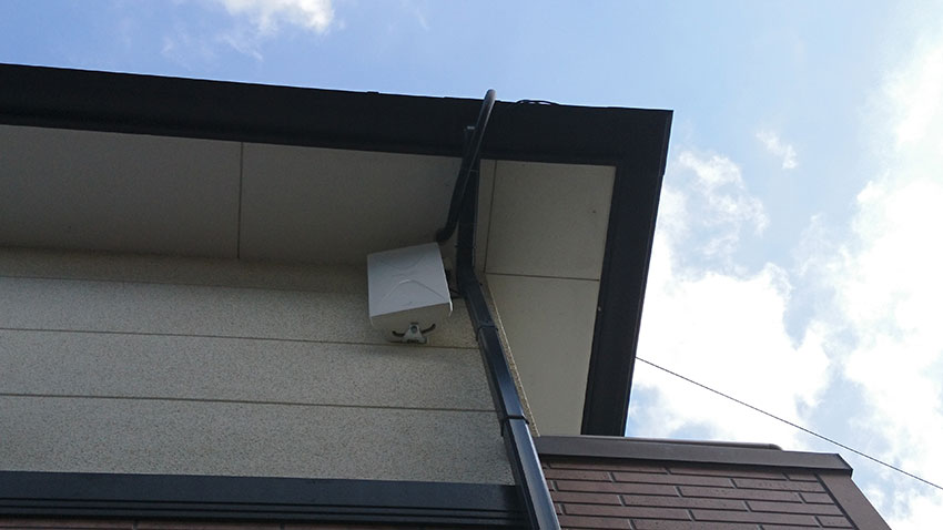 糸島市の篠原でアンテナ工事