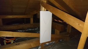 糸島の曽根でデザインアンテナ取り付け