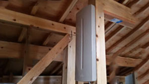 糸島市二丈深江で地デジアンテナ工事