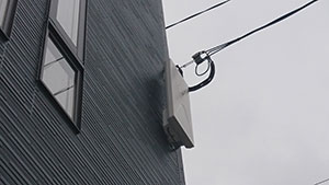 福岡県は田川市の川宮でアンテナ工事