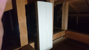 糸島の曽根でアンテナ工事