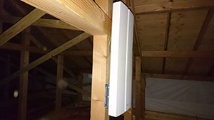 福岡の春日市で平面アンテナ取り付け