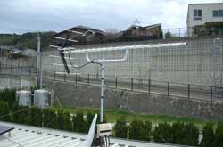 糸島でアンテナ取り付けと撤去