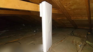 糸島市の南風台で地デジアンテナ工事