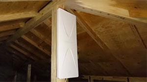 福岡市の屋形原でアンテナ取り付け工事