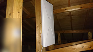 糸島の深江で地デジアンテナ取り付け