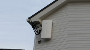 糸島の潤で新築にアンテナ取り付け工事