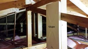 福岡市城南区で地デジアンテナ取り付け工事