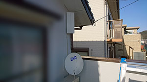 糸島から筑紫野にアンテナ取り付け