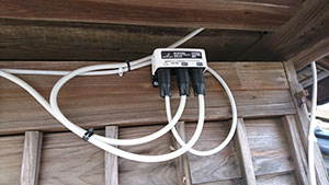 糸島で分配器取り付け工事