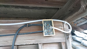 糸島で分配器交換工事