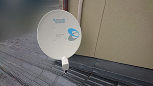 福岡市の早良区飯倉でBSアンテナ取り付け工事