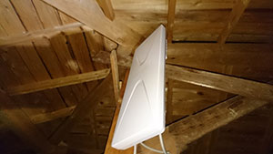 糸島の志摩師吉で地デジアンテナ取り付け