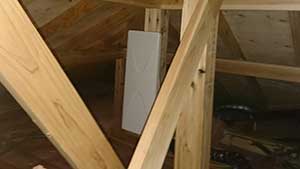 糸島市の美咲が丘にアンテナ工事