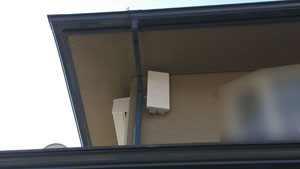 糸島市の武でデザインアンテナ取り付け工事