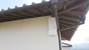 糸島市の波多江でデザインアンテナ取り付け工事