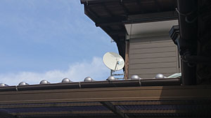 糸島の波多江でアンテナ取り付け