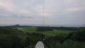 福岡の糸島市志摩でラジオアンテナ工事