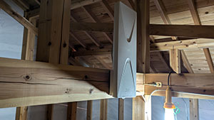 糸島市の前原北でアンテナ工事