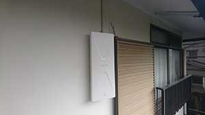 南区和田で地デジのアンテナ工事