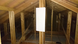 糸島市の美咲が丘で地デジアンテナ工事