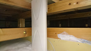 糸島市は美咲が丘駅前の住宅で地デジアンテナ取り付け工事