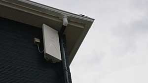 糸島市の前原南で地デジとＢＳアンテナ取り付け