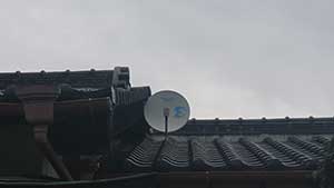 糸島市の志摩でBSアンテナ取り付け工事