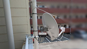 福岡市の井相田でアンテナ工事