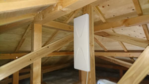 福岡市の城南区で地デジアンテナ取り付け工事