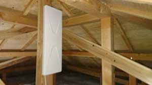 福岡市の城南区で地デジアンテナ取り付け工事