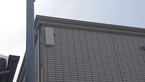 福岡は糸島の二丈深江でアンテナ取り付け