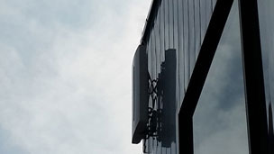 福岡市の西区野方で平面アンテナ工事